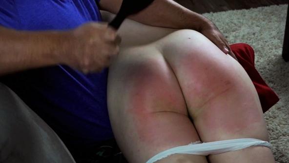 Thighs Beaten by Request- 2 Cruel Paddles - Overseas Client