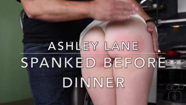 Ashley Lane - Spanked before Dinner - 720p