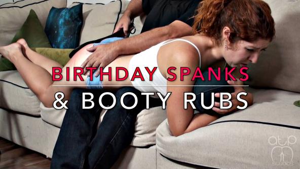Booty Rubs and Birthday Swats - Maddy Marks and Lizzy McAllister - 1080p