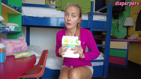 Vika puts you back in diapers adult camp