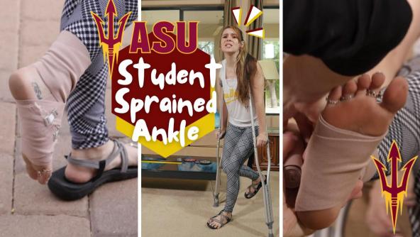 4K/ Ziva Fey - ASU Student Sprained Ankle