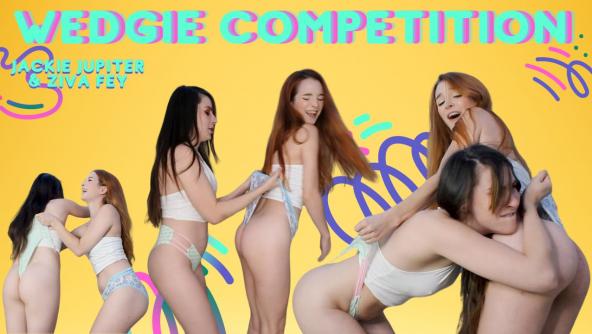 4K/ Ziva Fey - Wedgie Competition With Jackie Jupiter