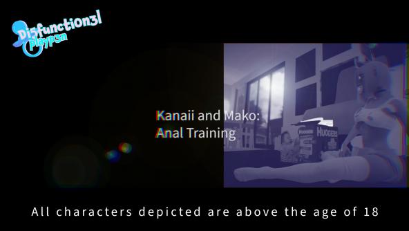 Kanaii And Mako: Anal Training