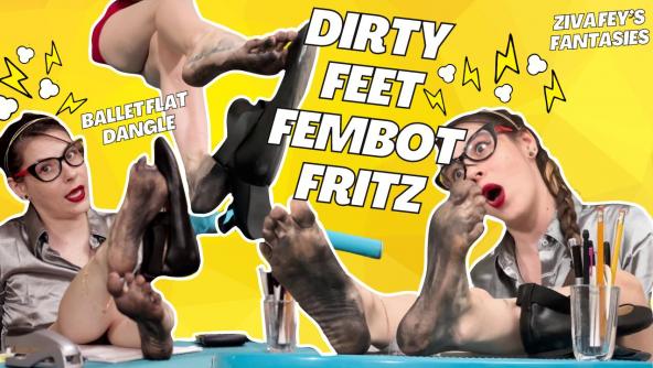 HD/ Ziva Fey - Dirty Feet Fembot Fritz