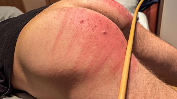 Madam D’s New Year Campaign: 200 Cane Strikes Over the Discipline Cushion
