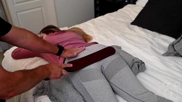 Reyna asks Step-Dad for a warm Bottom Bedtime - 1080p