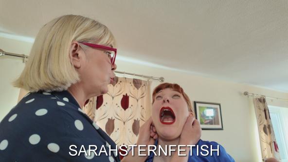 Ear pulling makes her confess 