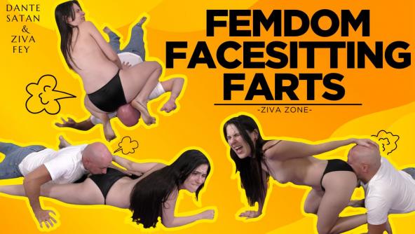 HD/ Ziva Fey - Femdom Facesitting Farts With Dante Satan