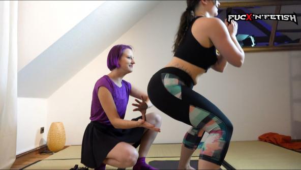 Workout Punishment By Her Girlfriend - FEMDom-