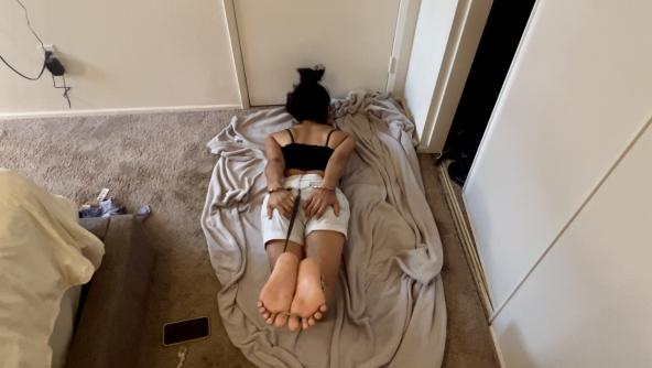 Peach Stinky Latina Soles Bastinado Training